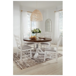Valebeck Dining Table and 4 Chairs, Multi