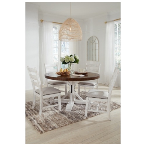 Valebeck Dining Table and 4 Chairs, Multi
