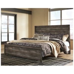 Wynnlow King Panel Bed, Gray