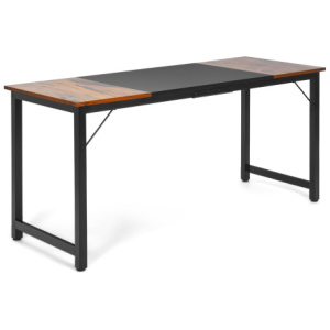 63 Inch Modern Splice Computer Desk with Heavy Duty Steel Frame