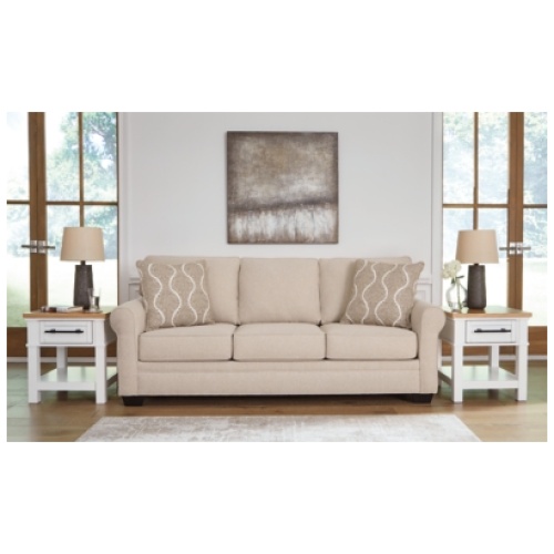 Belcaro Place Performance Fabric Sofa, Jute