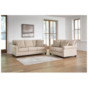 Belcaro Place Sofa and Loveseat, Jute