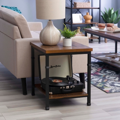 Linon Austin End Table, Brown
