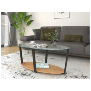 Ren Home Nessa Coffee Table, Natural Oak