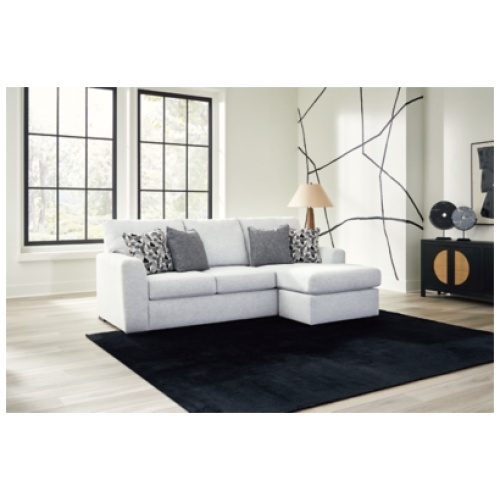Tasselton Performance Fabric Sofa Chaise, Snow