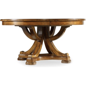 Tynecastle Round Pedestal Dining Table with Leaf