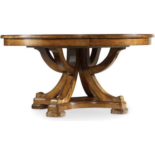 Tynecastle Round Pedestal Dining Table with Leaf