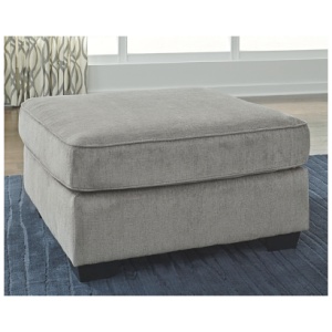 Altari Oversized Accent Ottoman, Alloy