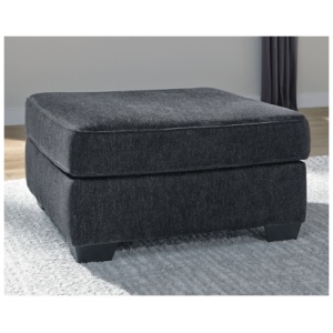 Altari Oversized Accent Ottoman, Slate