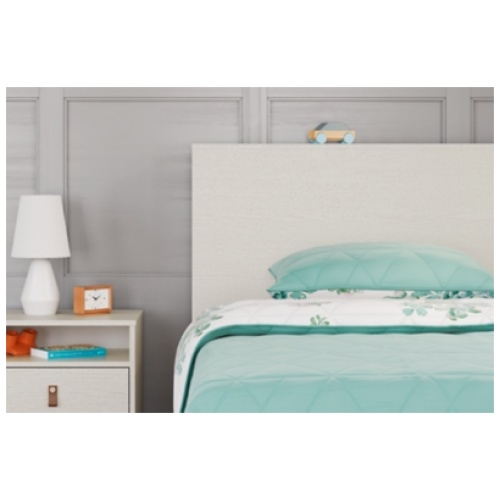Aprilyn Twin Bookcase Headboard, White