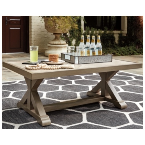 Beachcroft Outdoor Coffee Table, Beige