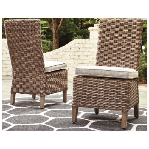 Beachcroft Outdoor Side Chair (Set of 2), Beige