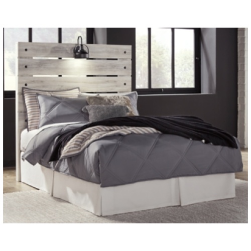 Cambeck Full Panel Headboard, Whitewash