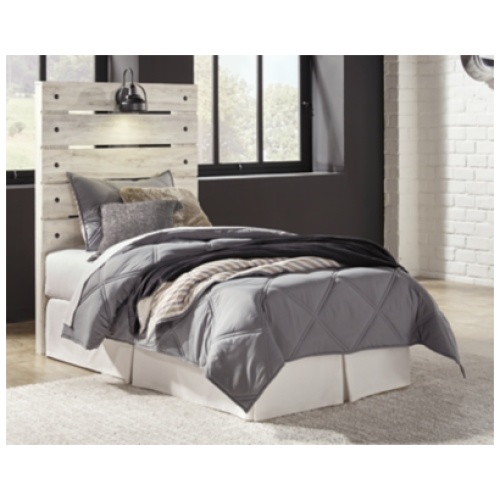 Cambeck Twin Panel Headboard, Whitewash