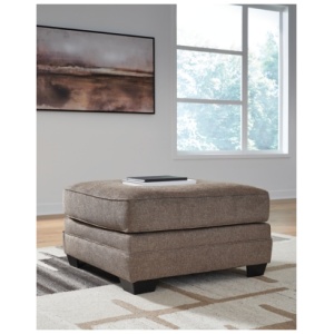 Cannonbrook Oversized Accent Ottoman, Nutmeg