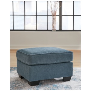 Cashton Ottoman, Blue