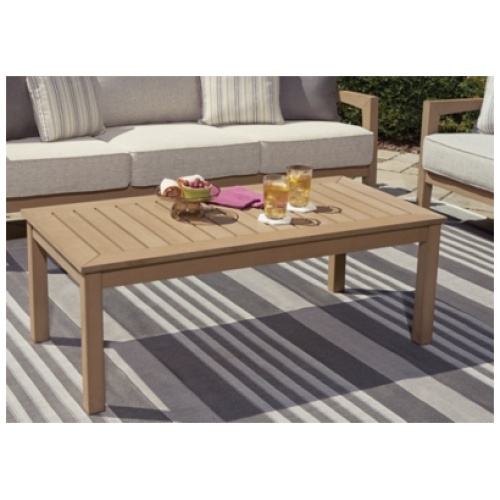 Hallow Creek Outdoor Coffee Table, Driftwood