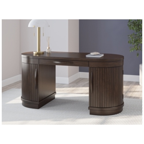 Korestone 63" Home Office Desk, Warm Brown