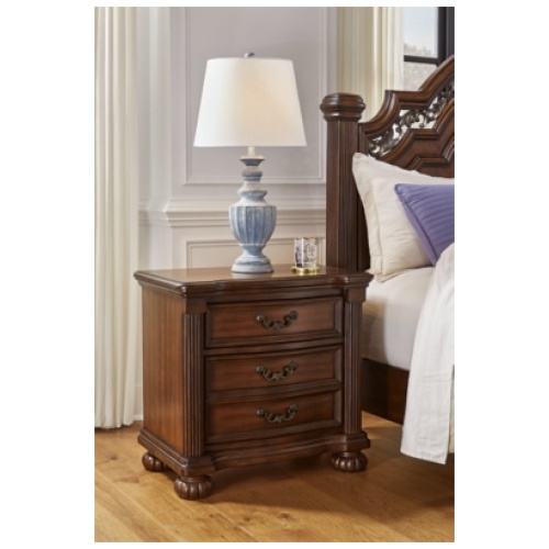 Lavinton 29" 2 Drawer Nightstand, Brown
