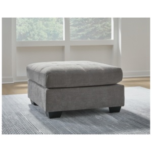 Marleton Oversized Accent Ottoman, Gray