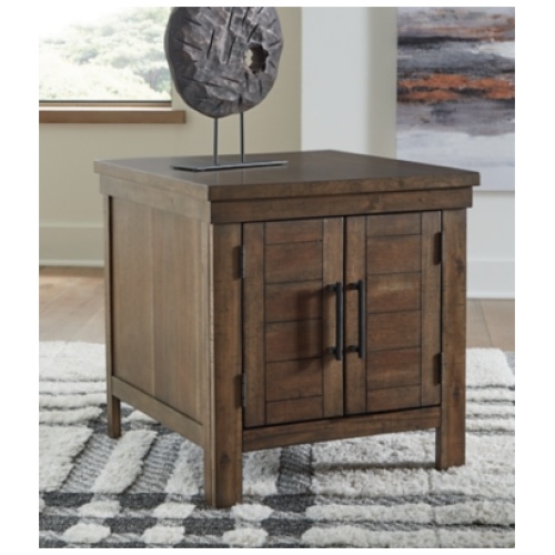 Moriville End Table, Grayish Brown