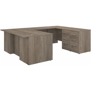 Office 500 72W U Shaped Executive Desk w/ Drawers