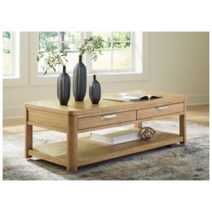 Rencott Coffee Table, Light Brown