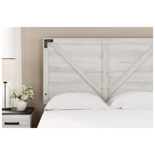 Shawburn Full Crossbuck Panel Headboard, Whitewash