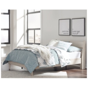 Socalle Full Panel Platform Bed, Natural
