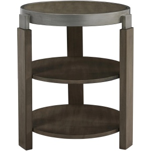 Sutton End Table w/ Shelves