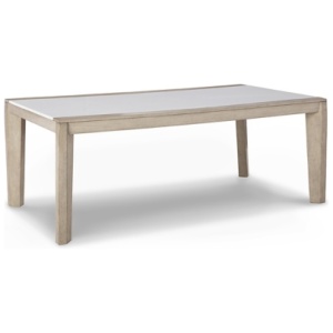 Wendora Dining Table, Bisque/White, Wood