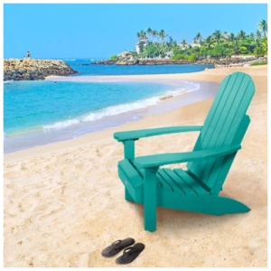 Bahia Verde Outdoors Cape Classic Adirondack Chair, Seaglass Blue