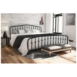 Bushwick Metal Bed, Black