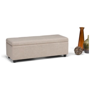 Castleford Storage Ottoman, Natural