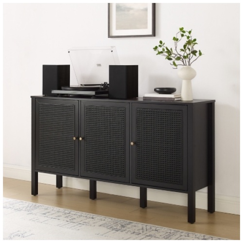 Crosley Furniture Perry Sideboard, Black