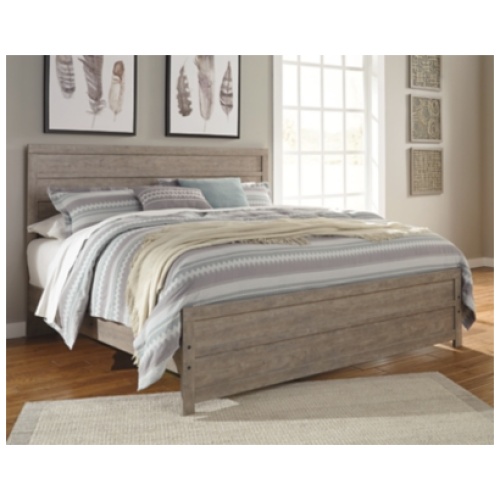 Culverbach King Panel Bed, Gray