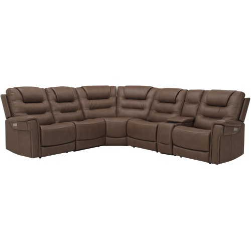 Danbury 6-pc. Power Sectional w/ Power Headrest and Lumbar Support