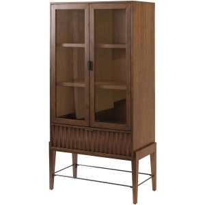 Delray Glass Door Bookcase