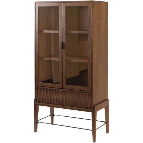 Delray Glass Door Bookcase