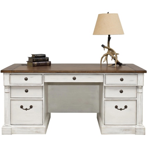 Durham Double Pedestal Executive Desk