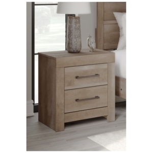 Gachester 24" 2 Drawer Charging Nightstand
