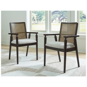 Galliden Dining Arm Chair, Black