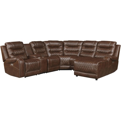 Greenway 6-pc. Modular Power Reclining Sectional Sofa W/ Chaise