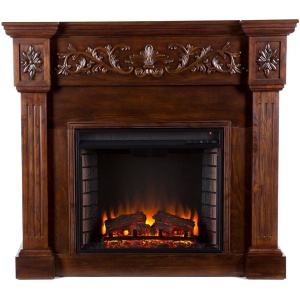 Holt Calvert Carved Electric Fireplace