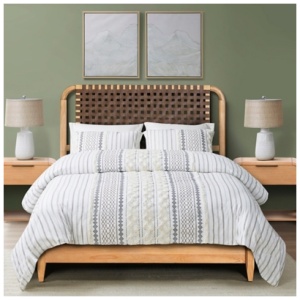 INK+IVY Queen Bed, Natural