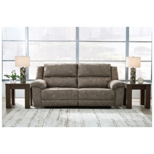 Laresview Manual Reclining Sofa, Fossil