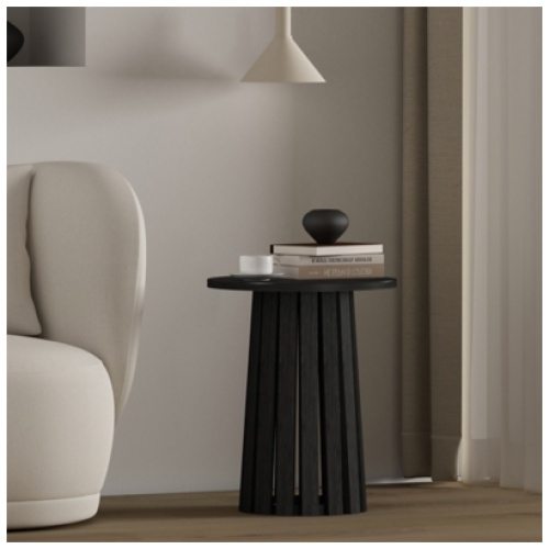 Manhattan Comfort Layla End Table, Black