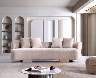 Manhattan Comfort Verandah Sofa, Beige