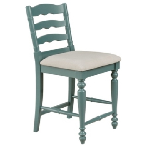 Meritt Counter Height Bar Stool , Antique Blue