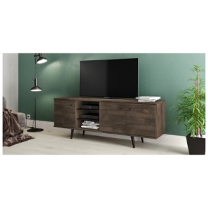 Modern 71" TV Stand, Brown